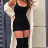 Vestido Tubinho Curto Colado Com Alcinha Blogueira