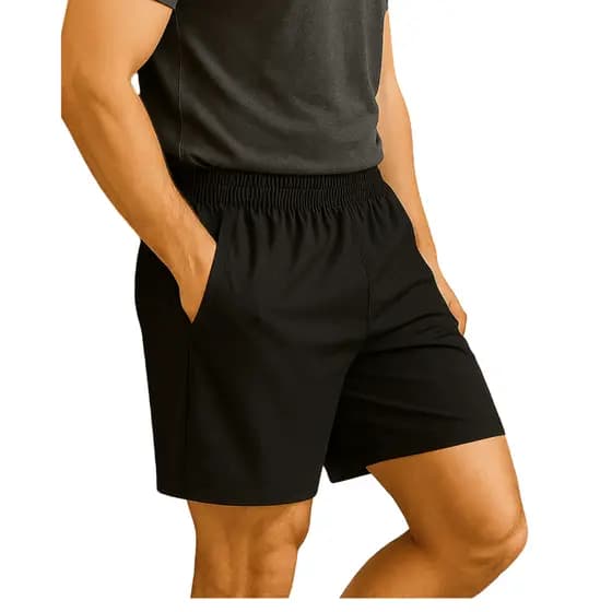 Short Masculino Tactel Modelo Soltinho Confortável Vermelho