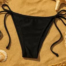 Calcinha de Amarrar com Forro Moda Praia para o Verão