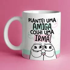 Caneca para Amiga Personalizada, Caneca de Amizade, Caneca da Amiga do Flork Amizade Engraçada