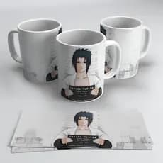 CANECAS PERSONALIZADAS DE CERÂMICA SASUKE E ITACHI NARUTO - ALTA QUALIDADE 325 ML E DIVERSAS OPÇÕES