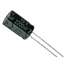 10 PÇS - CAPACITOR ELETROLITICO 2200X10V - 2200UF X 10V
