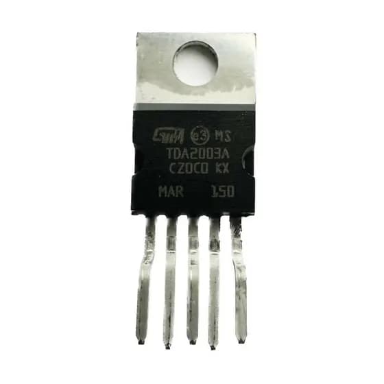 5 PÇS - TDA2003A - TDA 2003 A - AMPLIFICADOR DE ÁUDIO 10W