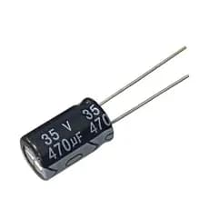5 PÇS - CAPACITOR ELETROLITICO 470X35V - 470 UF X 35V 105º