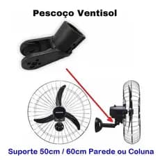 PESCOÇO - COTOVELO SUPORTE Ventisol  50cm / 60cm Parede ou Coluna
