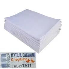 Pano De Prato Branco Pe De G alinha O Legitimo Kit Com 10 Peças Liso Para Pintura Com Bainha Tamanho Grande 66 x 41