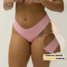 KIT 10 Calcinha Tanga Sem Costura Corte a Laser Conforto Adulto Feminina
