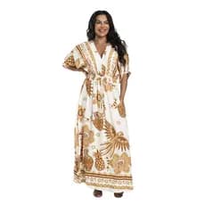 Vestido Longo Estampado Boho Chic Conforto e Elegância