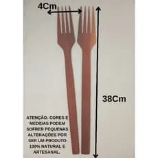 GARFOS DE MADEIRA grande 38cm KITS COM 2 OU 6 UNIDADES