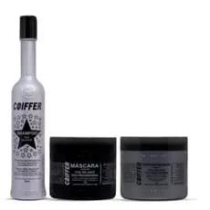 KIT PRATA DA COIFFER 3 EM 1 PARA CABELOS COM QUIMICA