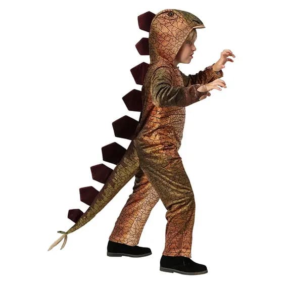 Fantasia Para Crianças De Halloween De Dinossauro Estegosaurus Cosplay