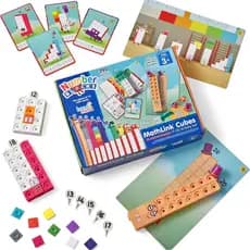 ready stock NumberBlocks Mathlink Cubes-11-20 Jogo De Matemática Brinquedos Presente