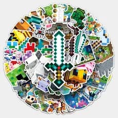 50 peças mundo único dos desenhos animados Graffiti Cross-Border jogo adesivos decorativos skate bagagem adesivos à prov