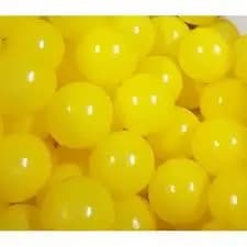 50 Unidades de Bolinhas de Piscina AMARELA Brinquedo Infantil, Decoração
