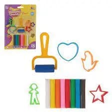 Kit massinha Divertida com acessórios 13 Peças Coloridos