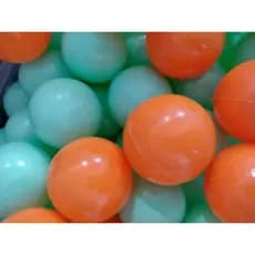 100 Unidades de Bolinhas de Piscina Laranja e Verde Água, Brinquedo, Infantil, Decoração.