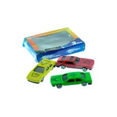 Carrinho Coleção Possantes Roda Livre Com 3 Peças