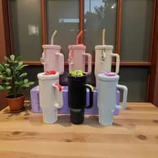 Garrafa térmico de canudo moderno multicolorido , copo de água portátil de grande capacidade 1200ml