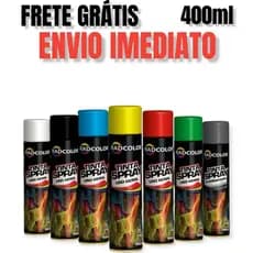 Tinta Spray Todas As Cores 400ml Uso Geral, Alta Temperatura e Automotivo Promoção