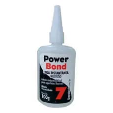 Cola Adesiva Instantânea Power Bonde Calcado Sapato Tenis Bolsa Plástico Madeira 20g e 100g