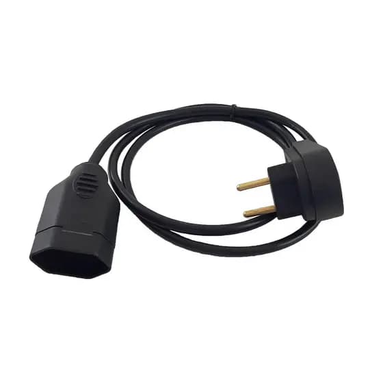 Extensão Elétrica 5 Metros 10a Cabo Pp2x1,0mm Reforçada Plug Reto