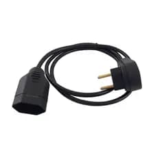 Extensão Elétrica 5 Metros 10a Cabo Pp2x1,0mm Reforçada Plug Reto