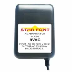 Fonte AC 9v 830mA Para Equipamentos Alesis