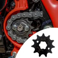 Pinhão 11d 12d dentes crf230 crf230f  xr200 honda original allen passe 520 pião