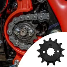 Pinhão peão pião transmissão 12 dentes passe 520 Crf 250F todas Xr 250 Tornado todas Twister 250
