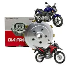 Kit Embreagem Completo Honda xre 300 2009 A 2023  cb300r 2001 a 2009 Com Discos Separadores Cubo Plato