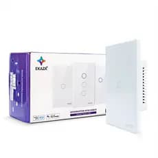 Interruptor Inteligente Wifi 1 Botão Touch Smart Ekaza Alexa e Google
