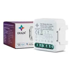 Interruptor Inteligente Wifi Mini Módulo 2 Canais Ekaza Alexa e Google