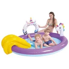 Piscina de Unicórnio - Espirra água - 125L - Jilong