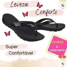 Chinelo Feminino Ortopédico Super Leve e Confortável