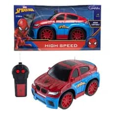 HIGH SPEED - VEÍCULO RC HOMEM ARANHA 3 FUNÇÕES (VERMELHO)