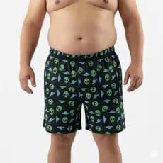 SAMBA CANÇÃO PLUS SIZE ADULTO ESTAMPADO PERSONAGENS MASCULINO