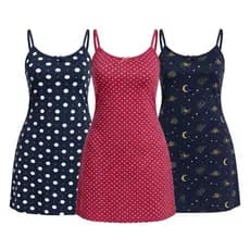 KIT COM 3 Camisolas Plus Size com Alça Reguladora Estampado