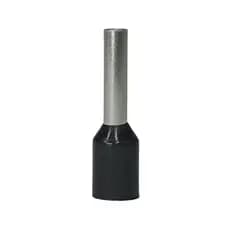 Terminal Pré-Isolado Pino Tubular 1,5mm² - Preto - 50 Unidades