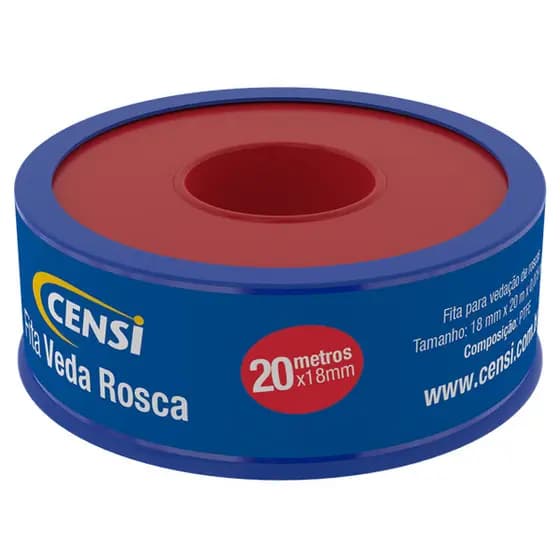 Fita Veda Rosca 18mm x 20 Metros