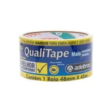 Fita Adesiva Qualitape 520 Marrom 48mm x 45m