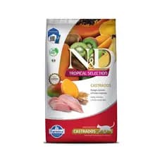 Raçao Nd Tropical Feline Castrado Frango 1,5 KG