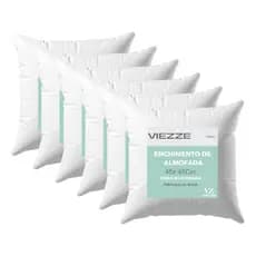 Kit 6 Enchimentos Recheio Almofadas Premium Refil 45x45