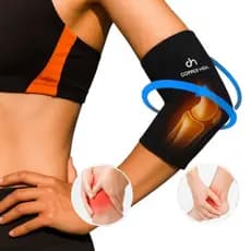 Manga Térmica Multifuncional com Gel Quente e Frio Copper Heal Alívio Rápido deDores Musculares