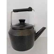 Chaleira De Aluminio Fundido Puro Extra Grosso Na Cor Alumínio Polido Brilhante 2.8 Litros. Extang