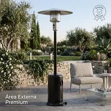 Aquecedor De Ambiente A Gás Patio Heater Para Área Externa Quintal Varanda Chapeuzinho