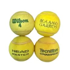 4 Bola de Tenis Para Treinamento Para Caes Cachorros Pula de Verdade