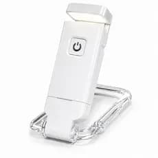 Luminária LED Leitura USB Recarregável Touch Clip Livro Kindle Tablet Notebook Portátil 3 Tons de Luz 3 Níveis de Brilho