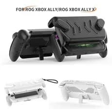 JYS Capa Protetora em TPU com Suporte e Tampa Frontal Removível para ROG XBOX Ally X / ROG XBOX Ally