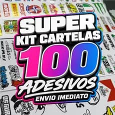 Cartela Adesivos Motos Carros Bikes Skate Notebook Capacetes Coquinho Grau Frases Marcas