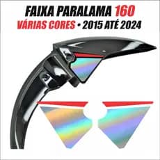 Adesivos Faixa Paralama Cg 160 Titan Fan Holográfico e Cores